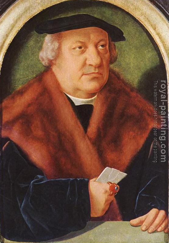 Barthel Bruyn : Portrait of Scholar Petrus von Clapis